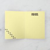 Lincoln Walkin' the Dog Card シーズンカード (内部)