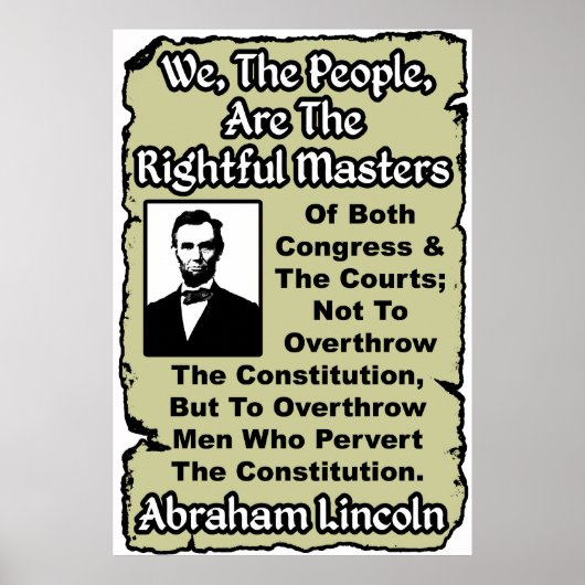 Lincoln: We The People! ポスター (正面)
