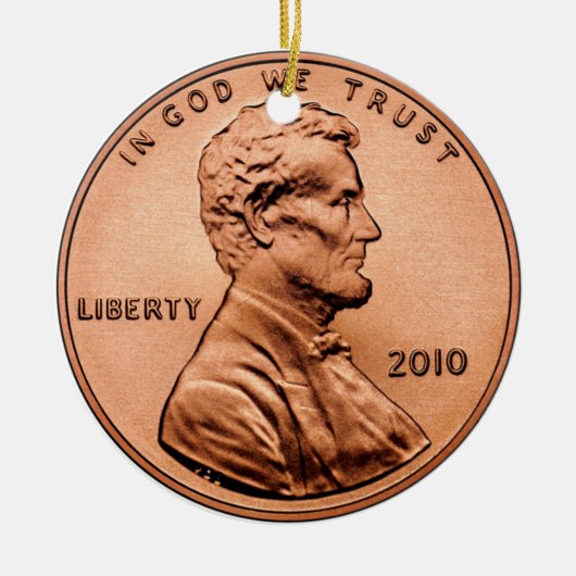 LINCOLPENNY セラミックオーナメント (正面)