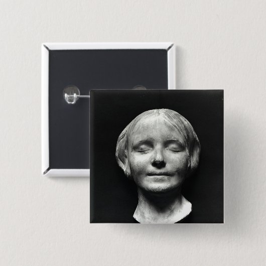 L'Inconnue de la Seine' 缶バッジ (正面&裏面)