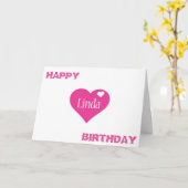 *****LINDA*****の特別な誕生日 カード (黄色い花)