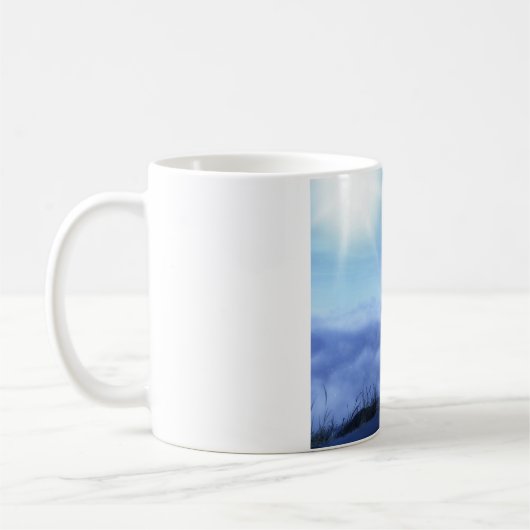 linda caneca com a imagem de Jesus. コーヒーマグカップ (左)