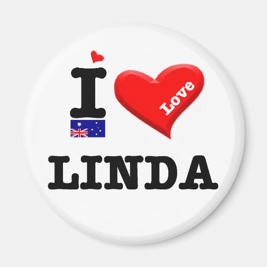LINDA - I Love マグネット (正面)