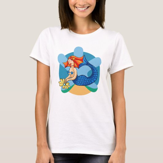 Linda sirenita. Sirena, Mermaid. Tシャツ (正面)
