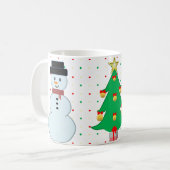 Linda taza de Navidad コーヒーマグカップ (正面左)