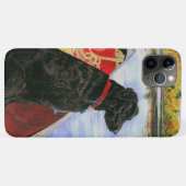 Linda Wagnerのブラックラボアートワーク付き電話ケース Case-Mate iPhoneケース (裏面(横))