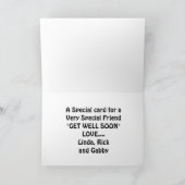 *LINDA'S* GET WELL CARD カード (内部)