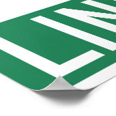 Linden Boulevard Sign ポスター (角)