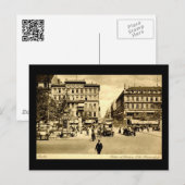 Linden & Friedrichstrasse（ベルリン、ドイツ） c1910 ポストカード (正面/裏面)