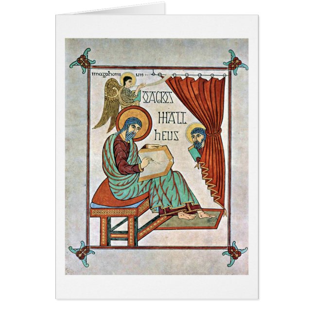 Lindisfarneの本のマスターによるセントマシュー島 (正面)