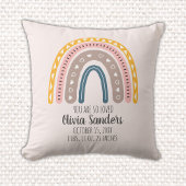 Lindo Arcoiris Boho Acuarela Multicolor  クッション