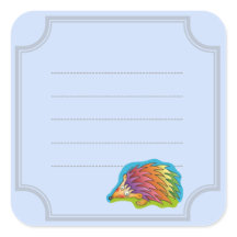 Lindo erizo multicolor