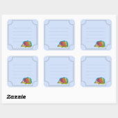 Lindo erizo multicolor スクエアシール (シート)