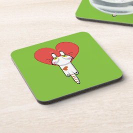 Lindo gatito aferrado al amor. Gato, cat, kitten. コースター