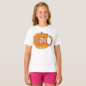 Lindo Gatoの猫、子ネコ Tシャツ (正面フル)