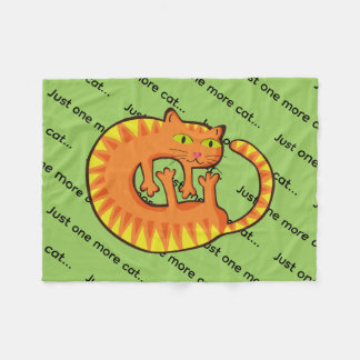 Lindo Gato フリースブランケット