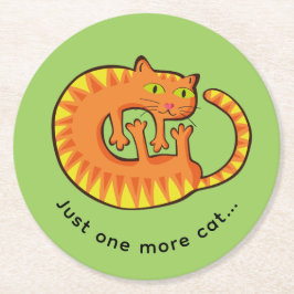 Lindo Gato, gato, gatito ラウンドペーパーコースター