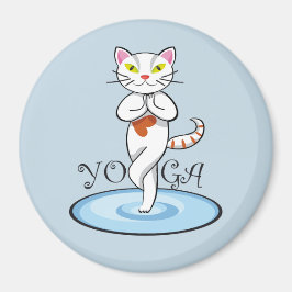 Lindo gato yoga マグネット