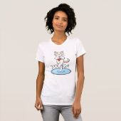 Lindo gato yoga tシャツ (正面フル)