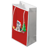Lindo perrito de Navidad スモールペーパーバッグ (裏面アングル)