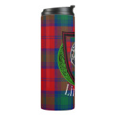 Lindsay Scottish Clan Tartan & Crest タンブラー (回転左)