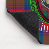 Lindsay Scottish Clan Tartan & Crest マウスパッド (コーナー)