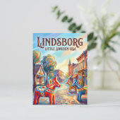 Lindsborg USA ポストカード (スタンド正面)
