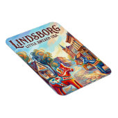 Lindsborg USA マグネット (右側)