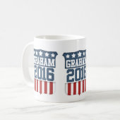Lindseyグラハムの大統領2016年 コーヒーマグカップ (正面左)