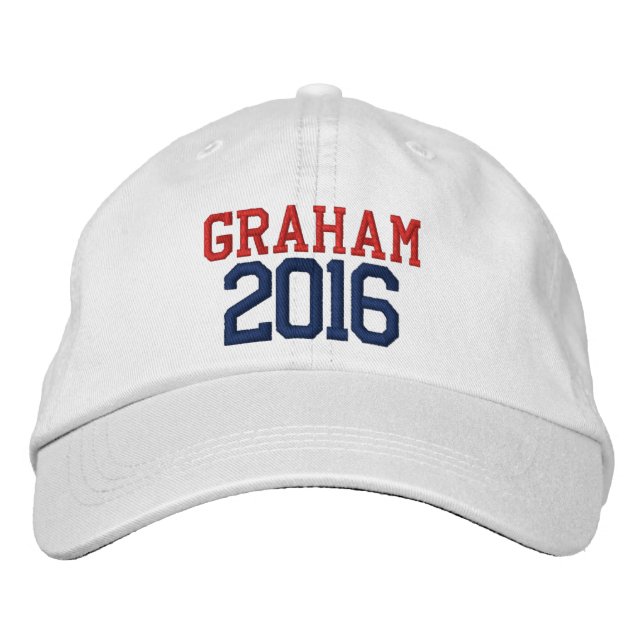 Lindseyグラハムの大統領2016年 刺繍入りキャップ (正面)