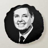 Lindseyグラハムは直面します ラウンドクッション (裏面)