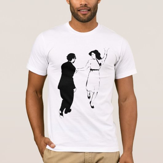 Lindyホツプを越えることができません! Tシャツ (正面)