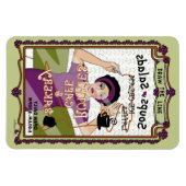 Line_A_4x6冷蔵庫磁石を描画する マグネット (横)