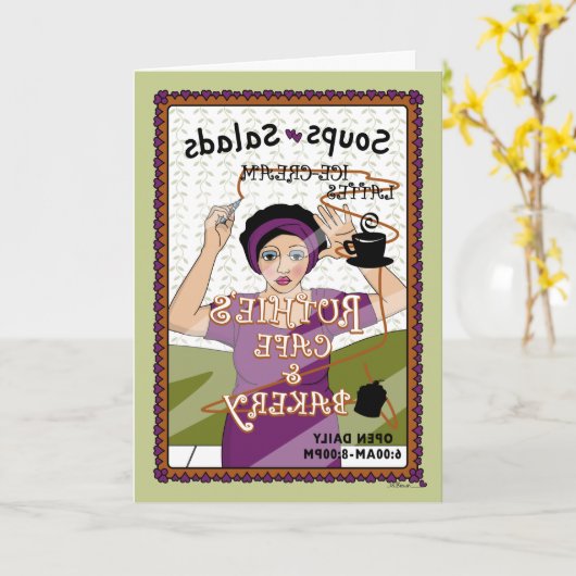 Line_A_Greetingを描画する カード (黄色い花)