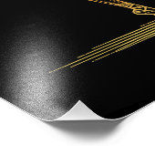 Line Art エレガント Of Ballerina - I Dance For Self フォトプリント (角)