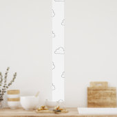 Line Art, Alabaster ポスター (キッチン)