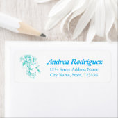 Line Art Cat and Dog With Personalized Name ラベル (インサイチュ)