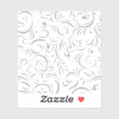 Line art, Kangaroo, Ghost Custom-Cut Vinyl Sticker シール (シート)