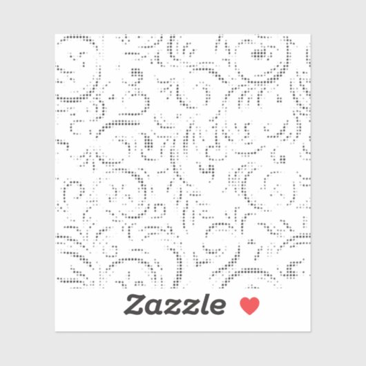 Line art, Kangaroo, Ghost Custom-Cut Vinyl Sticker シール (シート)