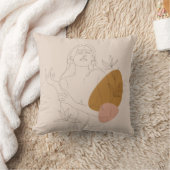 Line art minimaliste. Style Boho.  クッション (ブランケット)