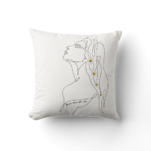 Line Art of Woman開花