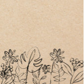  Line Art on Kraft Paper  Case-Mate iPhoneケース