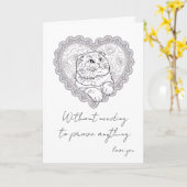 Line Art Ritual Collection - カード (黄色い花)