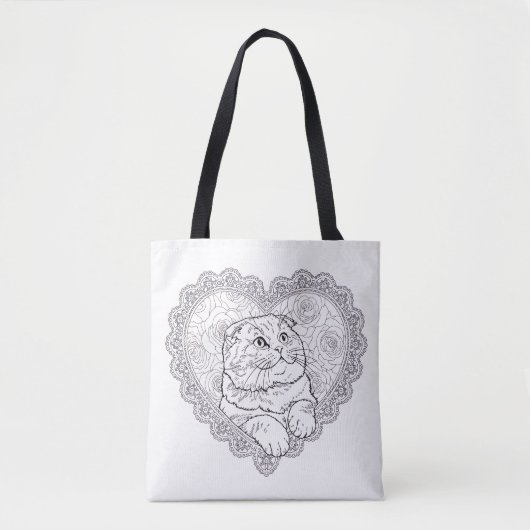Line Art Ritual Collection tote bag トートバッグ (正面)