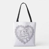 Line Art Ritual Collection tote bag トートバッグ (裏面)