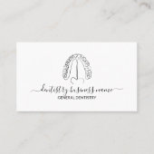 Line Art Tooth Whitening Dental Clinic 名刺 (正面)