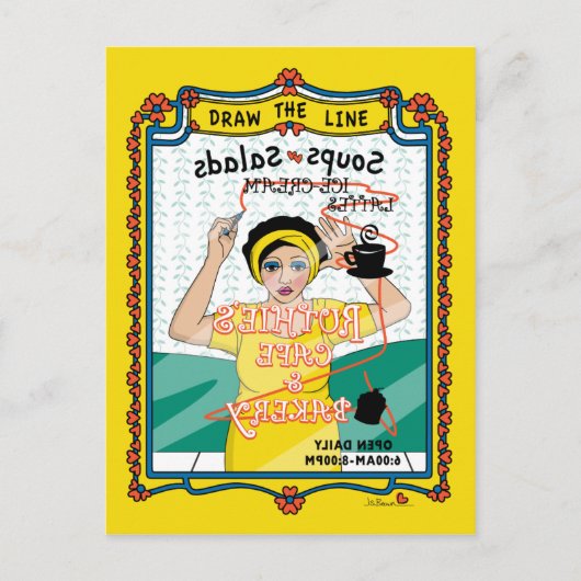 Line_B_ポストカードを描画する ポストカード (正面)