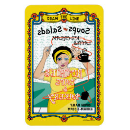 Line_B_4x6冷蔵庫磁石を描画する マグネット