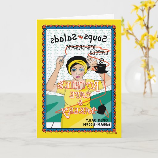 Line_B_Greetingを描画する カード (黄色い花)