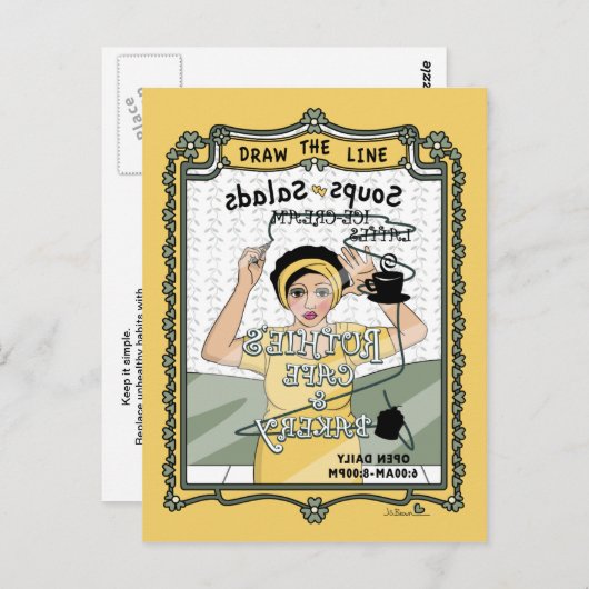 Line_C_はがきを描く ポストカード (正面/裏面)